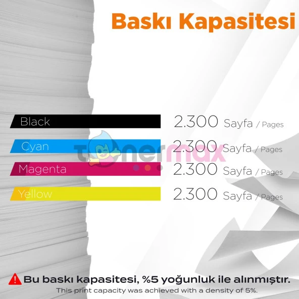 HP Colour LaserJet Pro MFP M477nw Muadil Toner Takım / HP CF410A Takım Muadil Toner - 7