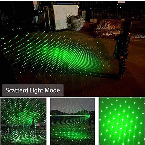 GP-303 Yeşil Lazer Pointer 1000MW Yüksek Güçlü Şarjlı Lazer İşaretleyici - 2