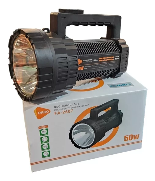 GP-640 Şarjlı El Feneri Projektör 50 WATT - 3