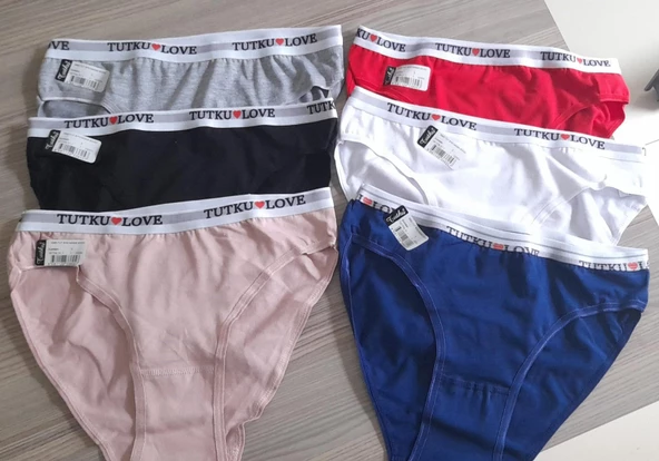 Tutku 12' li Bayan Hanna Bikini Külot Kombin 0560 - 2