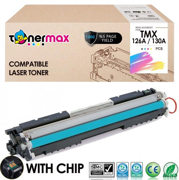 Hp Color LaserJet CP1025 Muadil Toner Takım / Hp CE310A Takım - 3