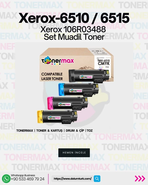 Xerox WorkCentre 6515 Muadil Toner Takım - 3