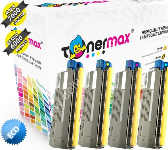 Oki MC563 Muadil Toner Takım