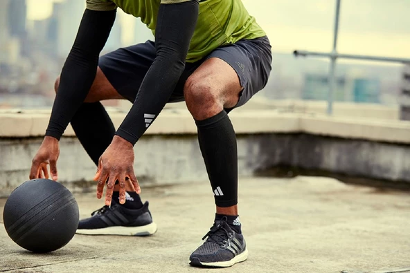 Adidas S/M Siyah Kompresyon Baldır Destek Bandı ADSL-13323BK-NL - 3