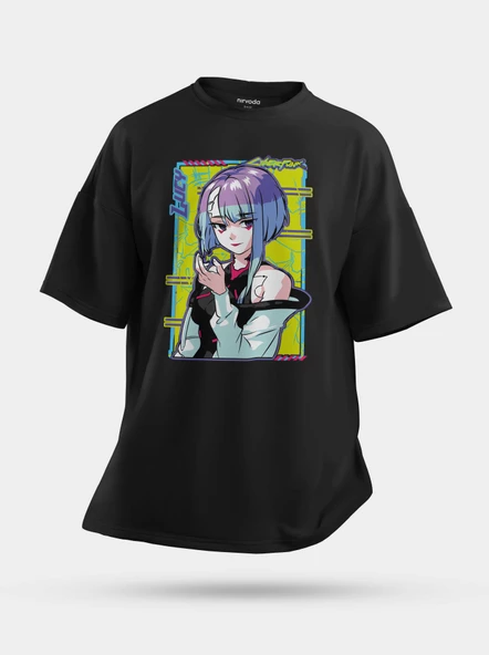 Oversize Lucy Anime Unisex Tişört