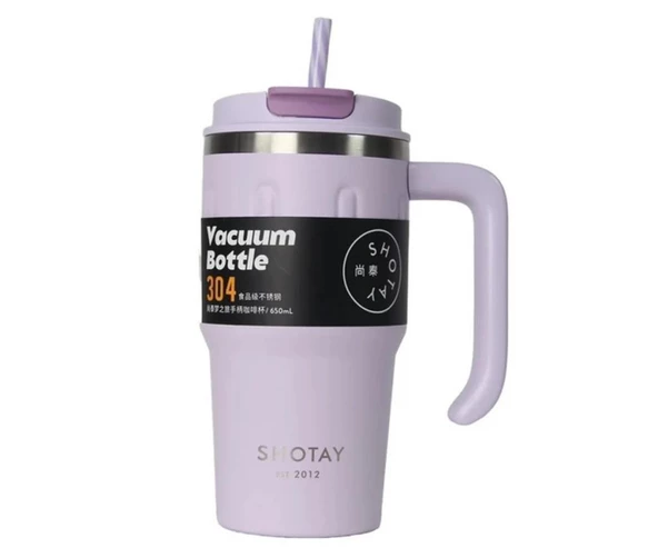 Shotay Termos Bardak Seyahat ve Outdoor 650Ml Lila