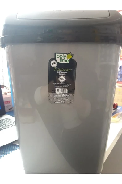 Poly Time Fantastik Çöp Kovası /10 Litre   -E242