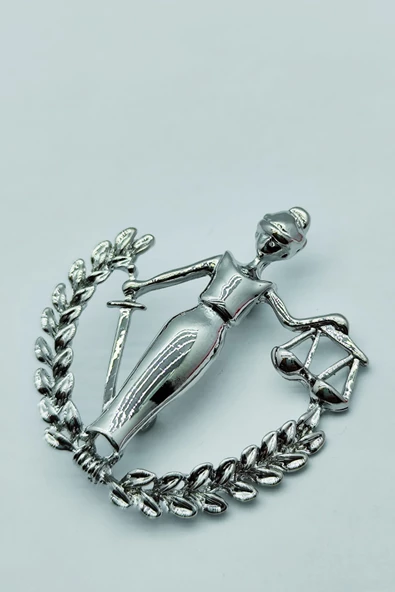 Adalet Tanrıçası Temalı Broş - Resim 2