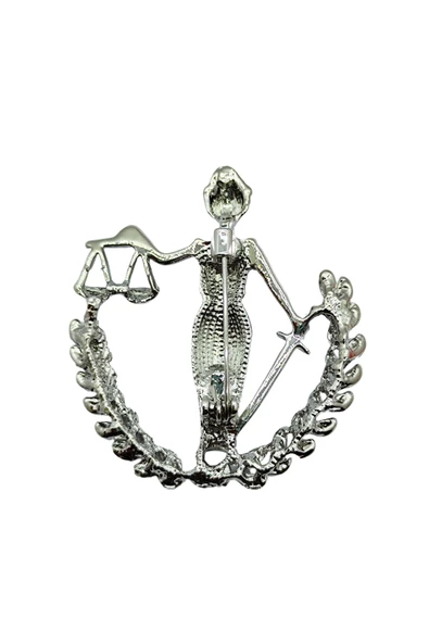 Adalet Tanrıçası Temalı Broş - Resim 3