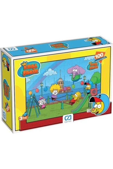 Ca Games Kral Şakir 100 Parça Çocuk Puzzle