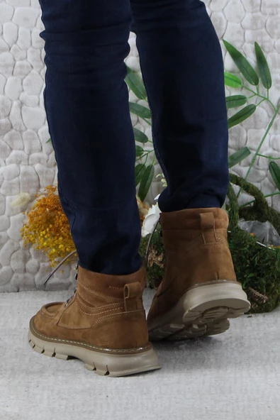 M.P 242 1854 Rahat Orijinal Ürün Nubuk Hakiki Deri Erkek Bot - Resim 4