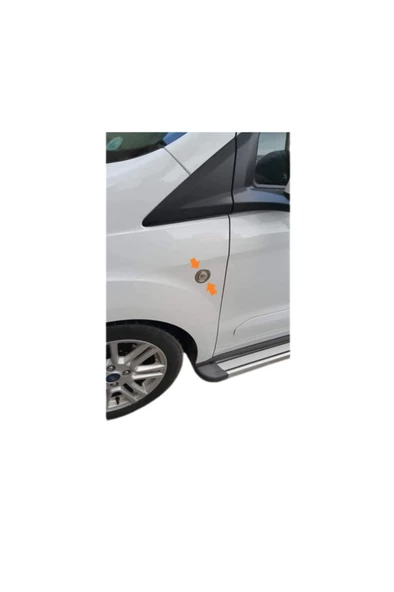 Ford Tourneo Courier Krom Uyumlu Sinyal Çerçevesi 2 Parça 2014-2018 Arası Paslanmaz Çelik