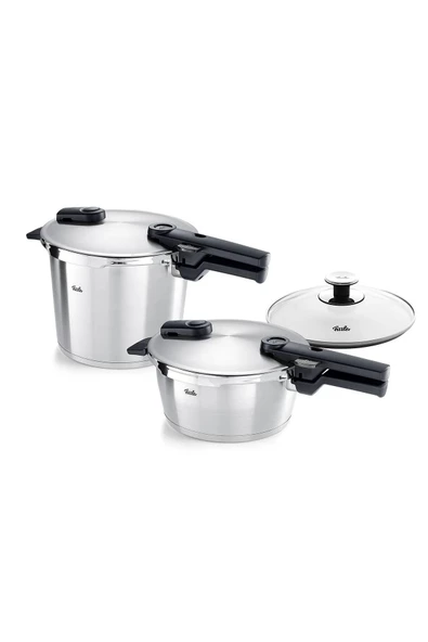 Fissler Vitaquick Premium 6+3,5 Lt Düdüklü Tencere Seti+Cam Kapak - 3