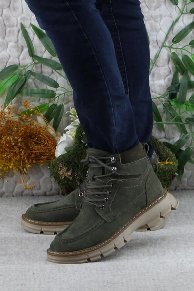 M.P 242 1854 Rahat Orijinal Ürün Nubuk Hakiki Deri Erkek Bot - Resim 8