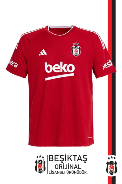 Beşiktaş Orijinal 24-25 Kırmızı Forma Kalem + Bileklik Hediyeli Özel Tasarım Hediyelik Ahşap Kutulu - 2