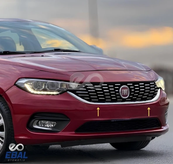 Fiat Egea Krom Ön Alt Panjur Çıtası Hb - Sd 2015 - 20120 Paslanmaz Çelik - Resim 3