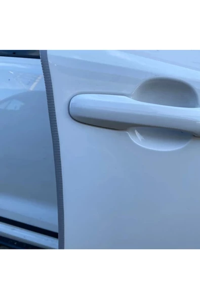 Oto Araç Kapı Koruma Fitili 5metre Parlak Gri Renk Çarpma Çizilme Önleyici Fitil - 3