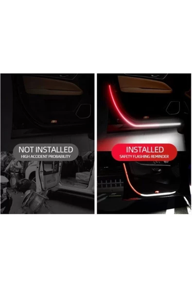 Animasyonlu Kapı Led Oto Kapı Ikaz-uyarı Ledi Karşılama Modlu Çakarlı - 6