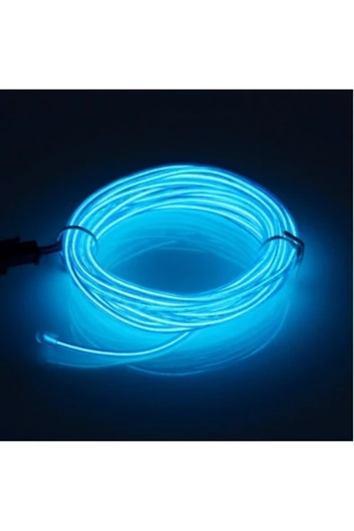 Araç Içi Aydınlatma Ip Şerit Torpido Led Ip Neon Dekoratif Buz Mavisi 2 Metre - 2