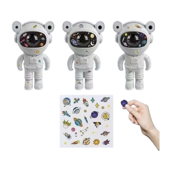 Gece Lambası Çocuk Dostu Ledli Kumandalı Model ASTRONOT  Gece Lambası - 5