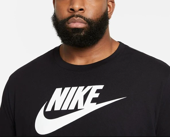 Nike AR5004-010 M Nsw Tee icon Futura Tişort Erkek T-Shirt - Resim 5