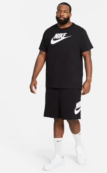 Nike AR5004-010 M Nsw Tee icon Futura Tişort Erkek T-Shirt - 6