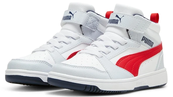 Puma Rebound V6 Mid AC+ PS 393832 Ortopedik Çocuk Spor Ayakkabı - 10
