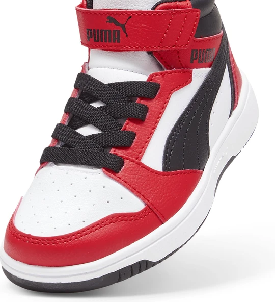 Puma Rebound V6 Mid AC+ PS 393832 Ortopedik Çocuk Spor Ayakkabı - 6