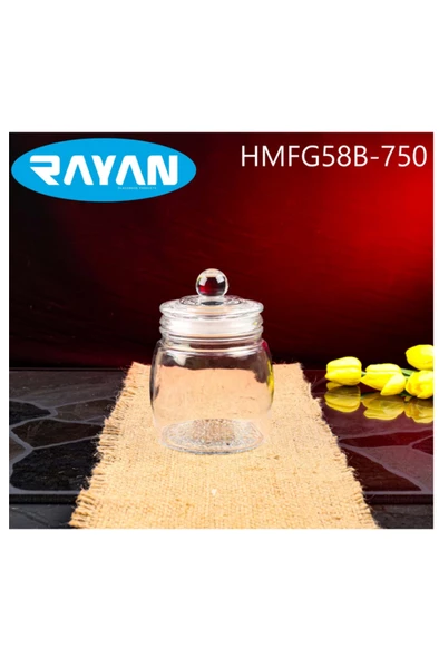 Rayan Cam Kavanoz HMFG58B-750