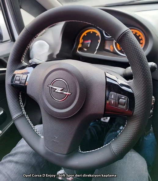 Opel Corsa D Araca Özel Direksiyon Kılıfı AÇIKLAMAYI OKUYUNUZ - Resim 2