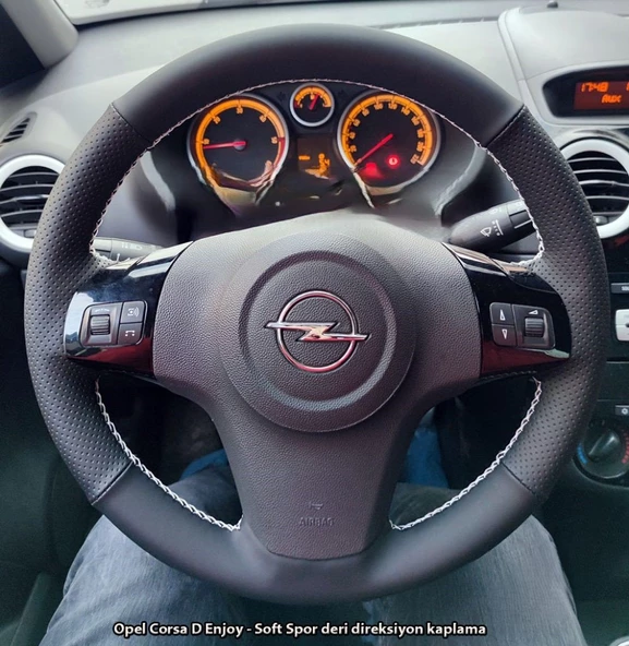 Opel Corsa D Araca Özel Direksiyon Kılıfı AÇIKLAMAYI OKUYUNUZ ürün görseli