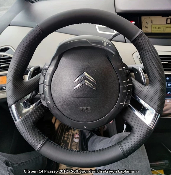 Citroen C4 Picasso 2012 Araca Özel Direksiyon Kılıfı (SOFT NOKTA BENTLEY) ürün görseli