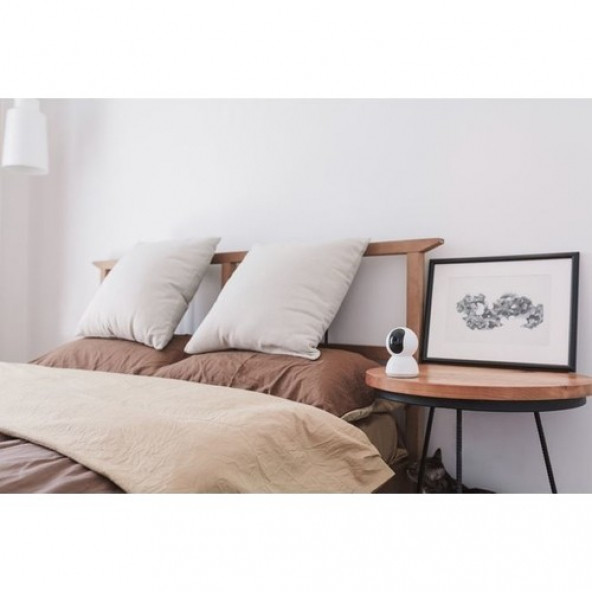 Xiaomi Mijia Smart Home Full HD 1080p 360 Derece Dönebilen Kızılötesi Gece Görüşlü Wi-Fi IP Güvenlik Kamerası - 2