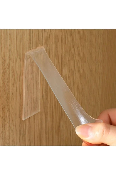 Çift Taraflı Nano Bant Süper Güçlü Şeffaf Çift Taraflı Bant 3 CM X 2 METRE - 4