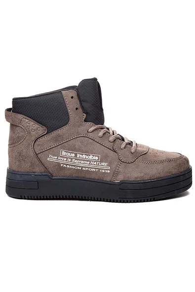 Mergenshoes FD520 Taba Siyah Basket Günlük Erkek Spor Ayakkabı - 4