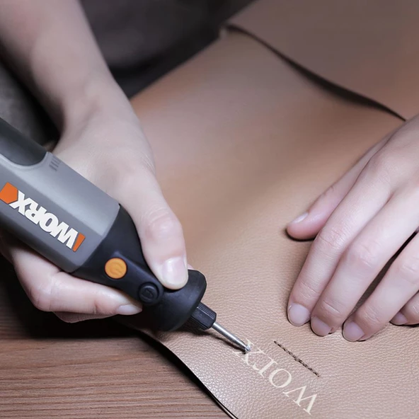 WORX WX106 8Volt Kalem Tipi Devir Ayarlı Profesyonel Gravür Makinesi + 21 Parça Aksesuar - 11