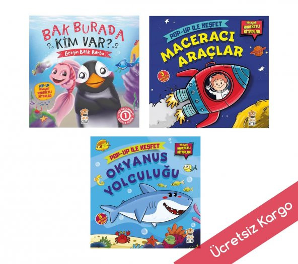 Pop Up İle Keşfet Hareketli Kitaplar Seti - 1