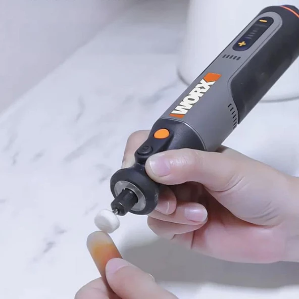 WORX WX106 8Volt Kalem Tipi Devir Ayarlı Profesyonel Gravür Makinesi + 21 Parça Aksesuar - 12