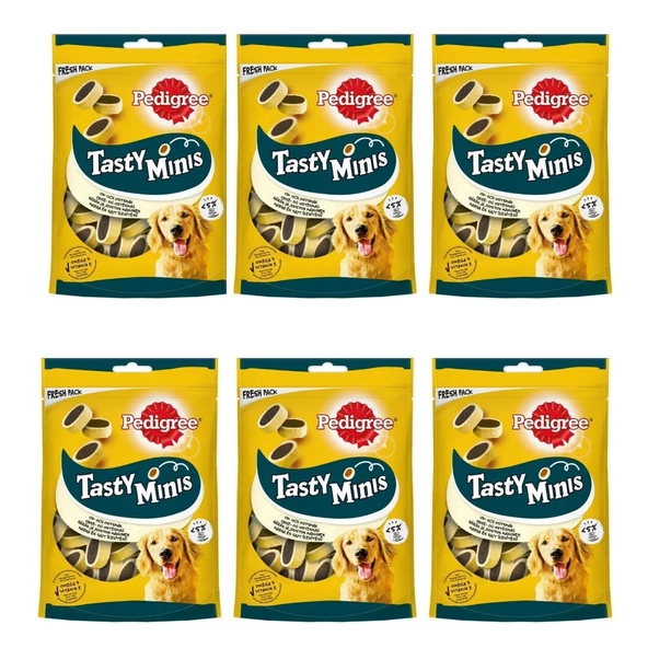 Tasty Minis Sığır Etli ve Peynirli Köpek Ödül Maması 6*140gr