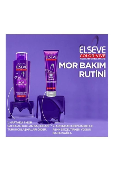 Elseve Mor Şampuan 200 ml - 4