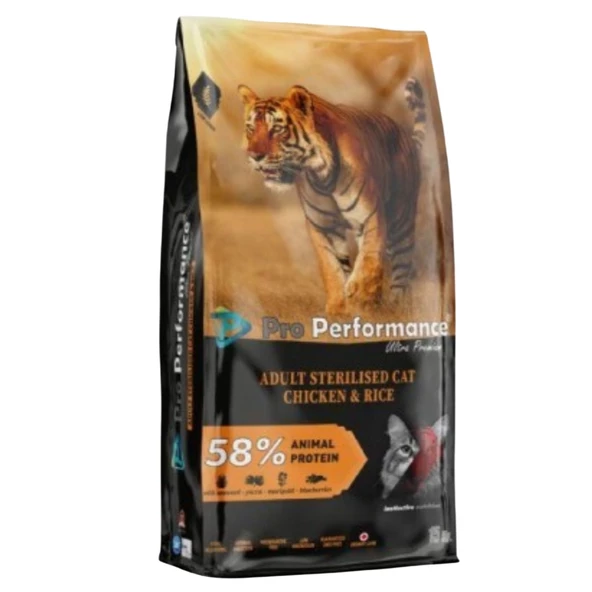 Pro Performance  Kısırlaştırılmış Kuru Kedi Maması Tavuk Etli ve Prinçli  2 KG