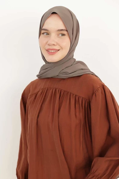 Sütlü Kahve-Medine İpeği Şal - 2