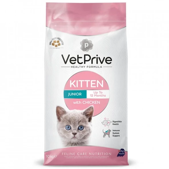 Vet Prive Yavru Kedi Maması Tavuklu 10 Kg