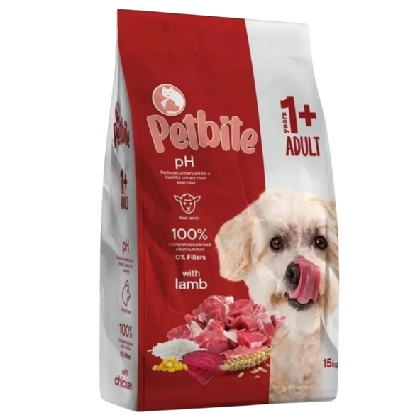 Petbite Yetişkin Kuzulu Köpek Maması 15 Kg