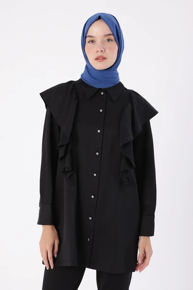 İndigo-Medine İpeği Şal - Resim 2