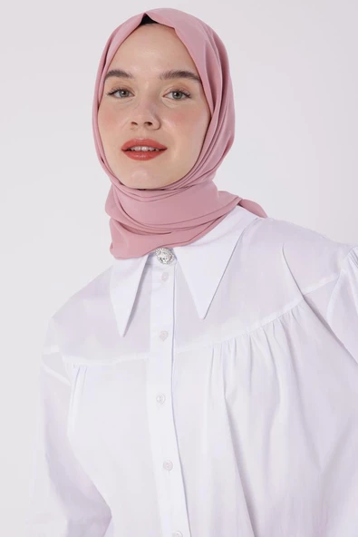Pembe-Medine İpeği Şal - 2