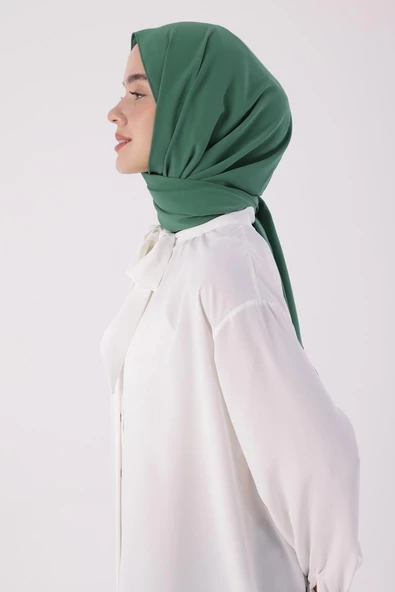 Çağla Yeşili-Medine İpeği Şal - Resim 3