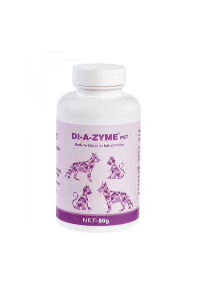 Tarımsan Dı-A-Zyme Pet 80 Gr (Kedi ve Köpekler)