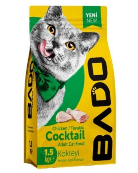 Bado Yetişkin Kokteyl Kedi Maması 1500 gr