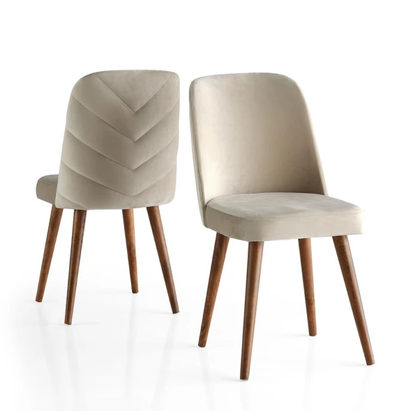 Modern Yemek Odası Mutfak Sandalyesi Venedik 2 Li Set - 3